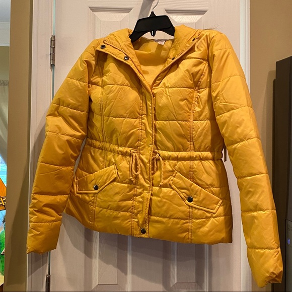 Arizona Jeans Co puff coat w/ fur lined hood - Picture 2 of 7